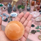 Peach Selenite Sphere