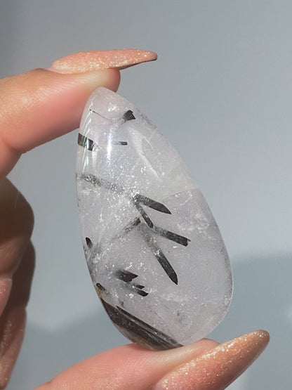 Tourmaline Quartz Cabochon