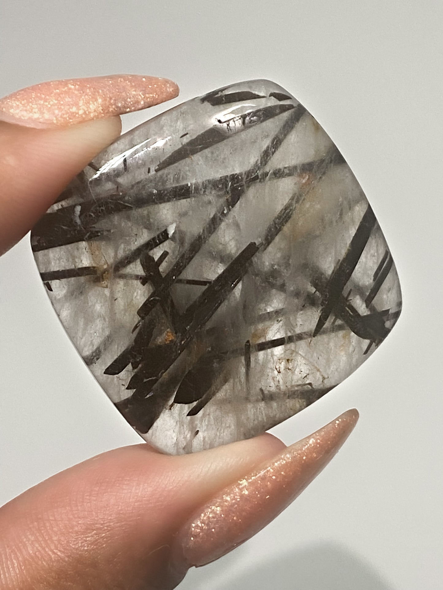 Tourmaline Quartz Cabochon