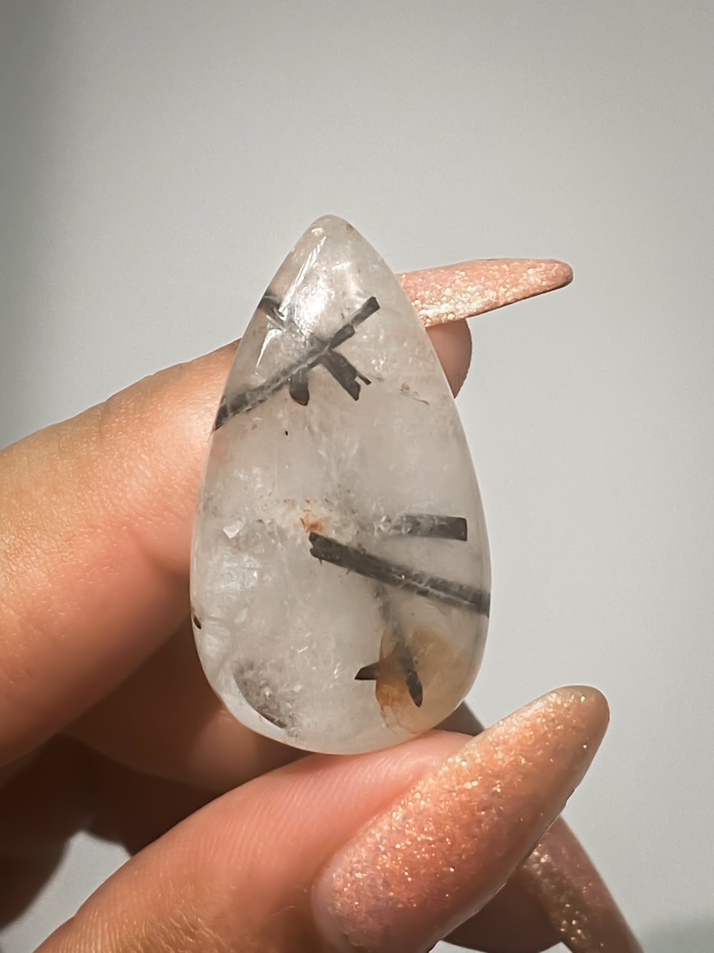 Tourmaline Quartz Cabochon