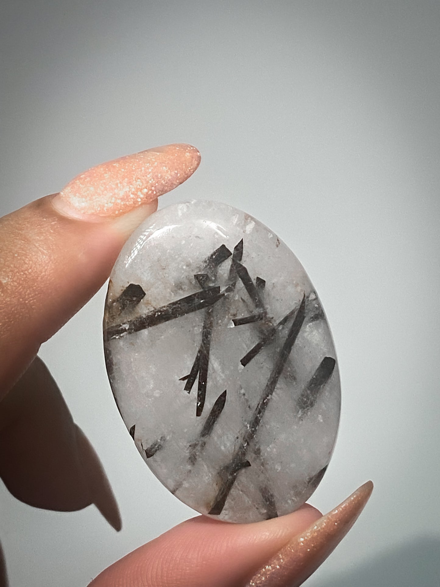 Tourmaline Quartz Cabochon